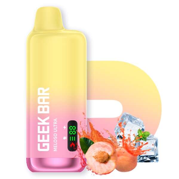 Geek Bar Juicy Peach Ice Meloso